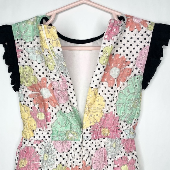 Andy & Evan floral pastel eyelet tunic size 3t - Picture 7 of 7